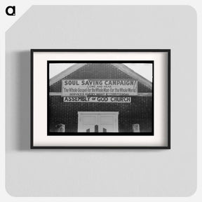 アートポスター-Assembly of God Church, Pleasanton, New Mexico
 - ラッセル リー Poster.