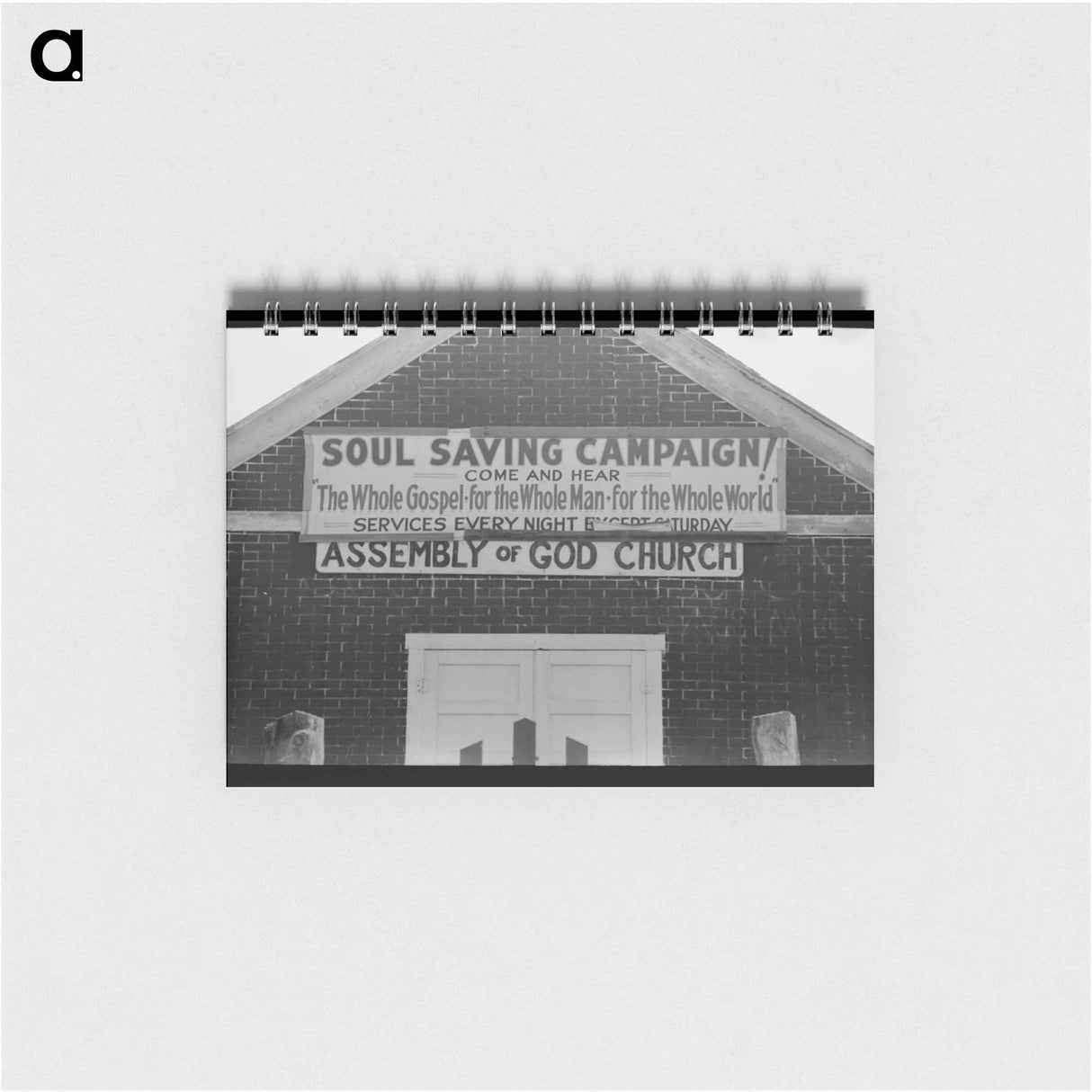 アートメモ帳-Assembly of God Church, Pleasanton, New Mexico
 - ラッセル リー Memo.