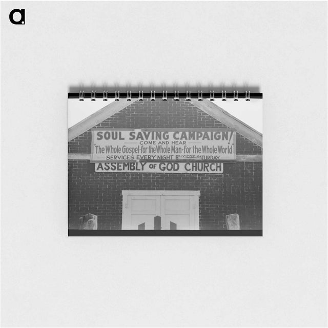 アートメモ帳-Assembly of God Church, Pleasanton, New Mexico
 - ラッセル リー Memo.