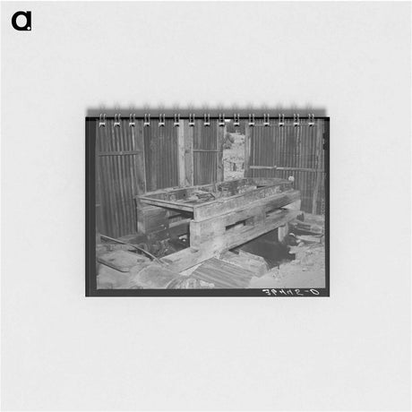 アートメモ帳-Gold Mining Machinery Foundation, Pinos Altos
 - ラッセル リー Memo.