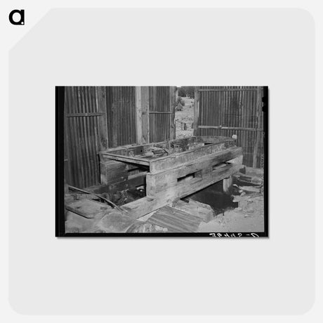 アートポストカード-Gold Mining Machinery Foundation, Pinos Altos
 - ラッセル リー Postcard.