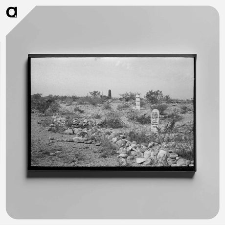 アートパネル-Boothill Cemetery, Tombstone, Arizona
 - ラッセル リー Canvas.