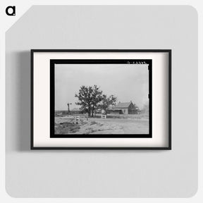 アートポスター-Kansas Farmstead near Cimarron
 - ラッセル リー Poster.