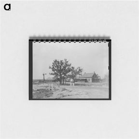 アートメモ帳-Kansas Farmstead near Cimarron
 - ラッセル リー Memo.