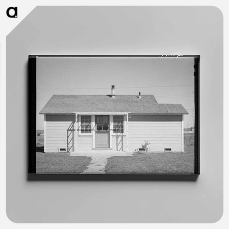 アートパネル-House for Permanent Farm Worker, FSA Camp, Caldwell, Idaho
 - ラッセル リー Canvas.