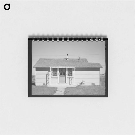 アートメモ帳-House for Permanent Farm Worker, FSA Camp, Caldwell, Idaho
 - ラッセル リー Memo.