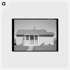 アートポストカード-House for Permanent Farm Worker, FSA Camp, Caldwell, Idaho
 - ラッセル リー Postcard.