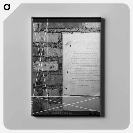 アートパネル-Letter to the Congregation of the Pentecostal Church, Southside, Chicago, Illinois
 - ラッセル リー Canvas.