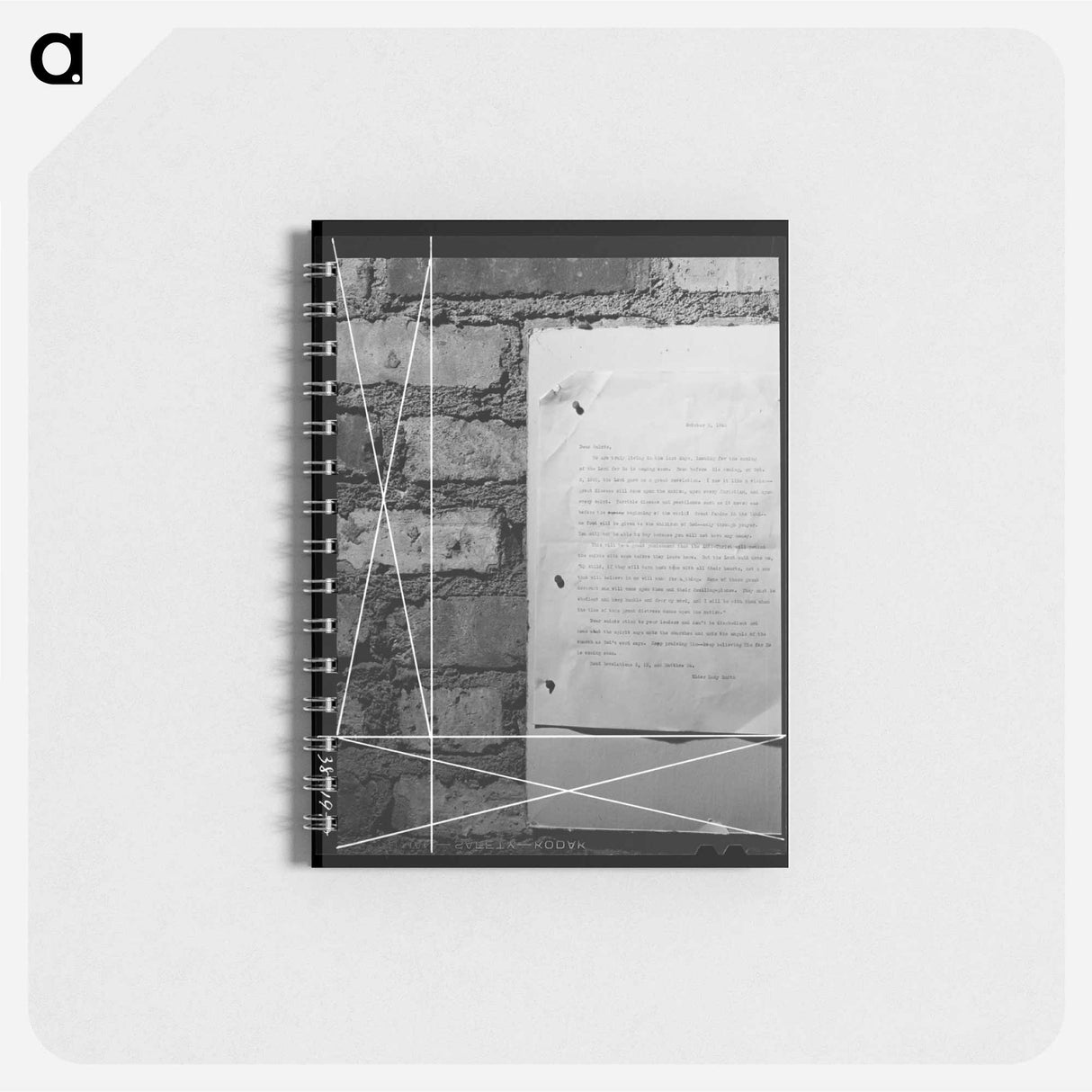 アートメモ帳-Letter to the Congregation of the Pentecostal Church, Southside, Chicago, Illinois
 - ラッセル リー Memo.