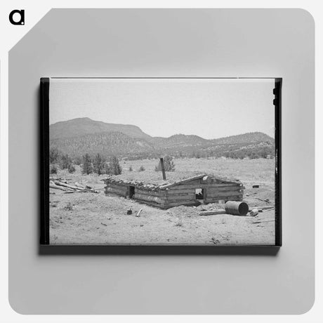 アートパネル-New Dugout of Faro Caudill, Pie Town, New Mexico
 - ラッセル リー Canvas.
