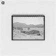 アートメモ帳-New Dugout of Faro Caudill, Pie Town, New Mexico
 - ラッセル リー Memo.