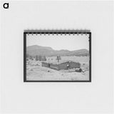 アートメモ帳-New Dugout of Faro Caudill, Pie Town, New Mexico
 - ラッセル リー Memo.