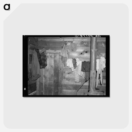 アートポストカード-Interior View of Donald Heath's Residence
 - ラッセル リー Postcard.