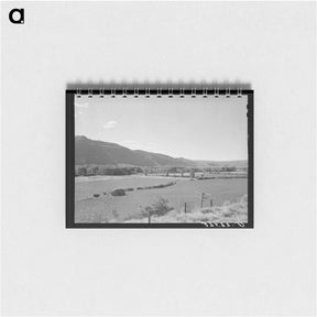 アートメモ帳-Valley of the Uncompahgre River, Ouray County, Colorado
 - ラッセル リー Memo.