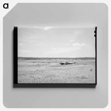 アートパネル-Rancher's Home, Pie Town, New Mexico
 - ラッセル リー Canvas.