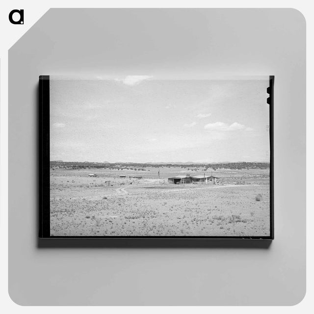 アートパネル-Rancher's Home, Pie Town, New Mexico
 - ラッセル リー Canvas.