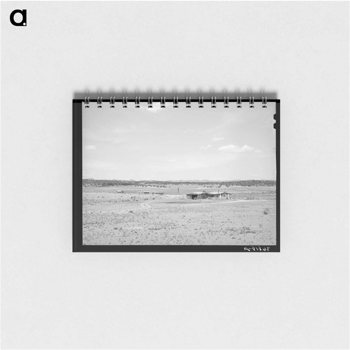 アートメモ帳-Rancher's Home, Pie Town, New Mexico
 - ラッセル リー Memo.