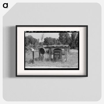 Mail Boxes and Parcel Room along Highway 160, San Juan County, Utah
 - ラッセル リー Poster.