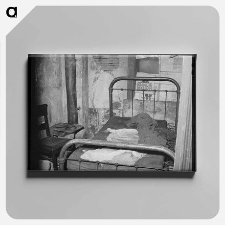 アートパネル-Room in Rooming House, Chicago, Illinois
 - ラッセル リー Canvas.