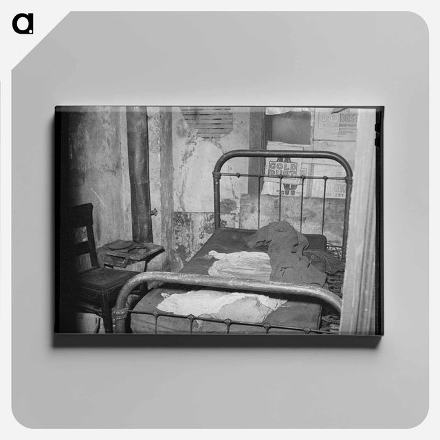 アートパネル-Room in Rooming House, Chicago, Illinois
 - ラッセル リー Canvas.