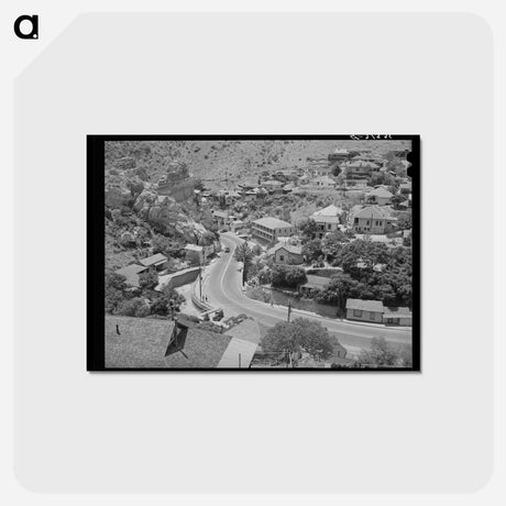アートポストカード-Bisbee Highway Panorama
 - ラッセル リー Postcard.
