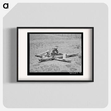 Land Leveling Floater, Pie Town, New Mexico
 - ラッセル リー Poster.