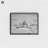 アートメモ帳-Land Leveling Floater, Pie Town, New Mexico
 - ラッセル リー Memo.