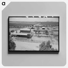 アートパネル-Casa Grande Valley Farms, Pinal County, Arizona
 - ラッセル リー Canvas.