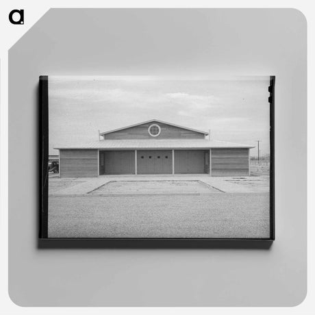 アートパネル-Migratory Labor Camp, Sinton, Texas
 - ラッセル リー Canvas.
