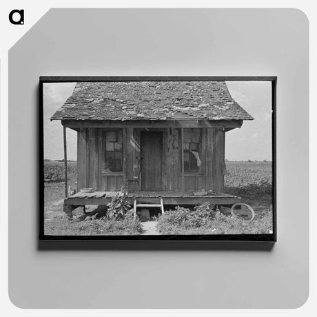 アートパネル-Sharecropper Cabin, New Madrid County, Missouri
 - ラッセル リー Canvas.