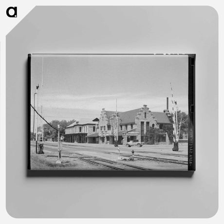 アートパネル-Railroad Station, Wellington, Kansas
 - ラッセル リー Canvas.