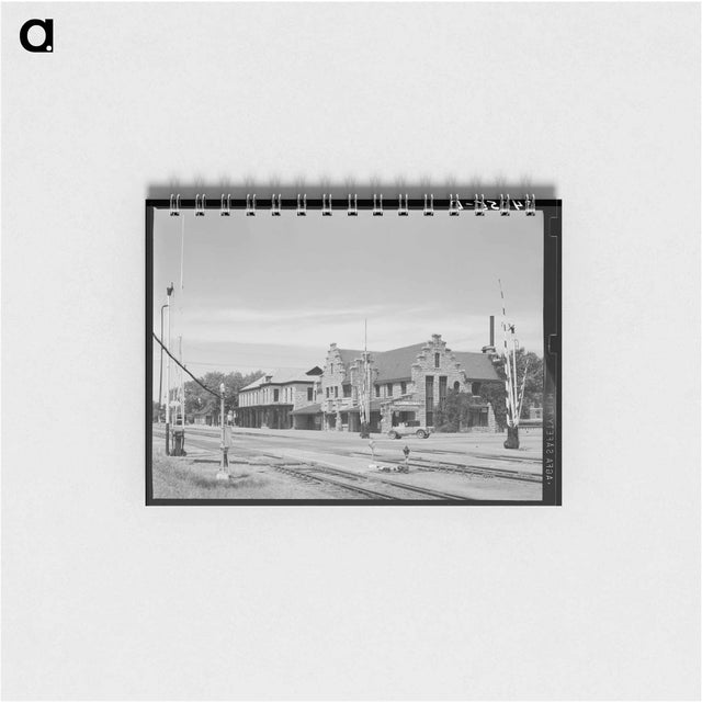 アートメモ帳-Railroad Station, Wellington, Kansas
 - ラッセル リー Memo.