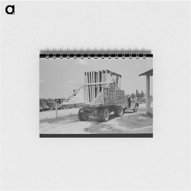 アートメモ帳-House Erection, Southeast Missouri Farms Project
 - ラッセル リー Memo.