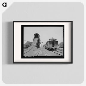 アートポスター-Coaling Station on Railroad at Nampa, Idaho
 - ラッセル リー Poster.
