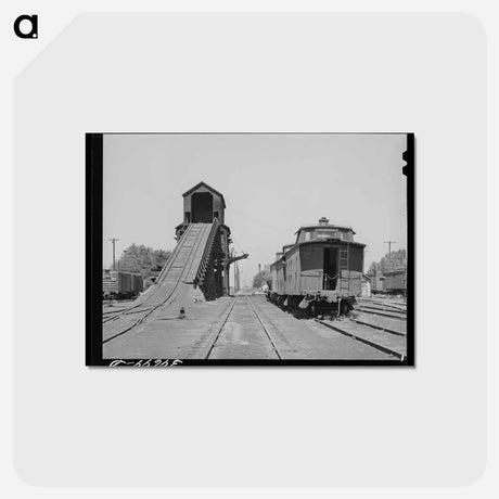 アートポストカード-Coaling Station on Railroad at Nampa, Idaho
 - ラッセル リー Postcard.