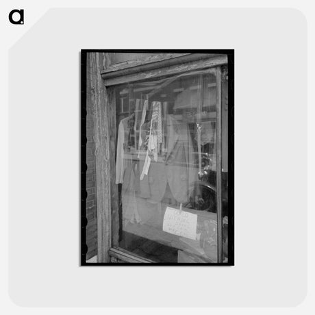 アートポストカード-Store Window, Muskogee, Oklahoma
 - ラッセル リー Postcard.