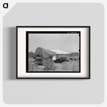 Chuck Wagon and Tarpaulin, Ranch Near Spur, Texas
 - ラッセル リー Poster.