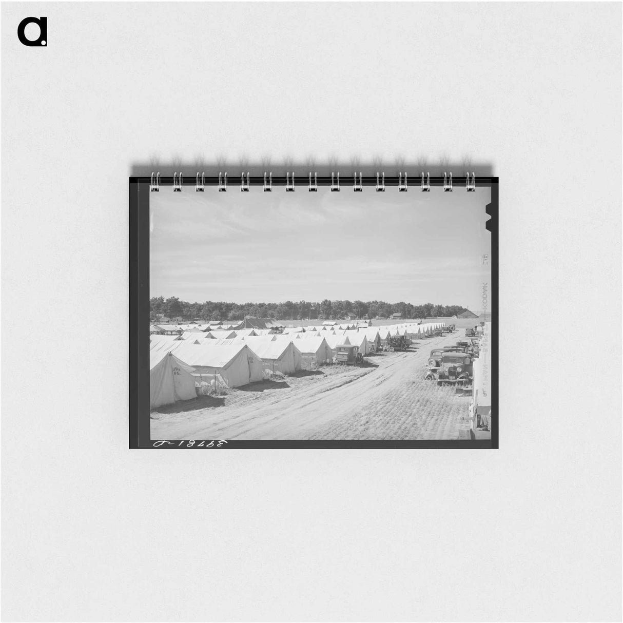 アートメモ帳-Migratory Farm Labor Camp, Athena, Oregon
 - ラッセル リー Memo.