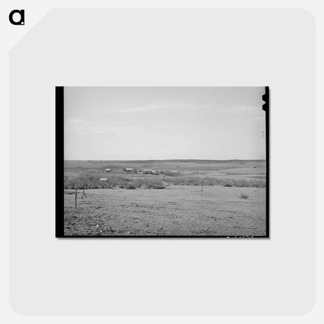 アートポストカード-Character of the Country in Williamson County, Texas
 - ラッセル リー Postcard.