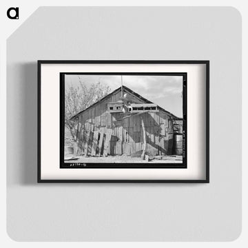 Barn with Pigeon Cote, Near Santa Maria, Texas
 - ラッセル リー Poster.