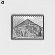 アートメモ帳-Barn with Pigeon Cote, Near Santa Maria, Texas
 - ラッセル リー Memo.