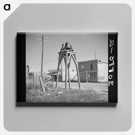 アートパネル-Bell Tower, Des Lacs, North Dakota
 - ラッセル リー Canvas.