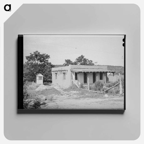 アートパネル-Adobe House and Covered Well, Penasco, New Mexico
 - ラッセル リー Canvas.