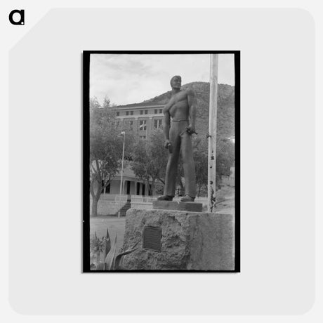 アートポストカード-Bisbee Miners Monument
 - ラッセル リー Postcard.