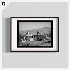 アートポスター-House of the Major of Mendon, Utah
 - ラッセル リー Poster.