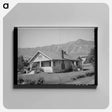 アートパネル-House of the Major of Mendon, Utah
 - ラッセル リー Canvas.