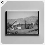 アートパネル-House of the Major of Mendon, Utah
 - ラッセル リー Canvas.