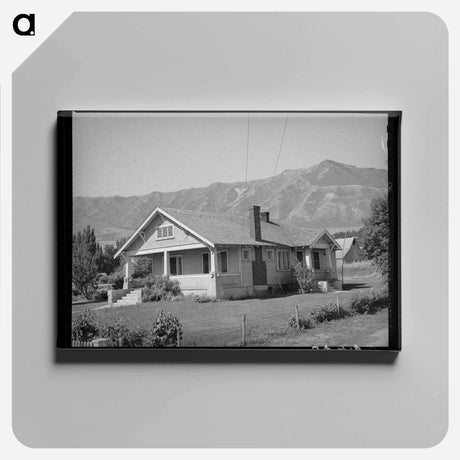 アートパネル-House of the Major of Mendon, Utah
 - ラッセル リー Canvas.