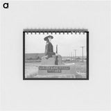 アートメモ帳-Cimarron, New Mexico
 - ラッセル リー Memo.