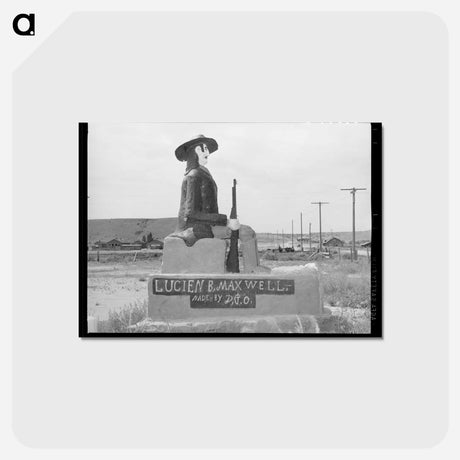 アートポストカード-Cimarron, New Mexico
 - ラッセル リー Postcard.
